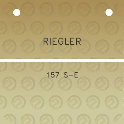 riegler-157-s-e