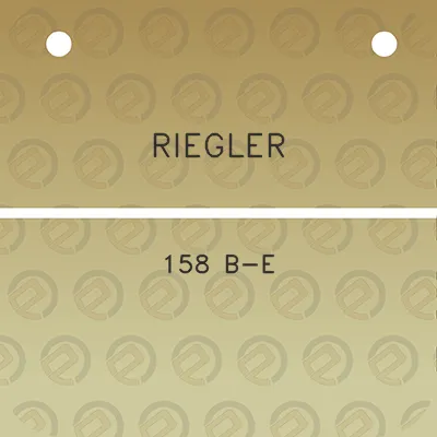 riegler-158-b-e