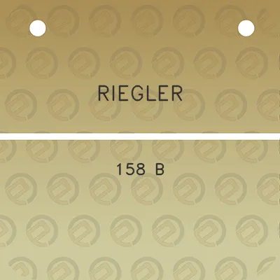 riegler-158-b