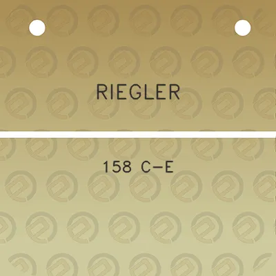 riegler-158-c-e