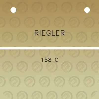 riegler-158-c