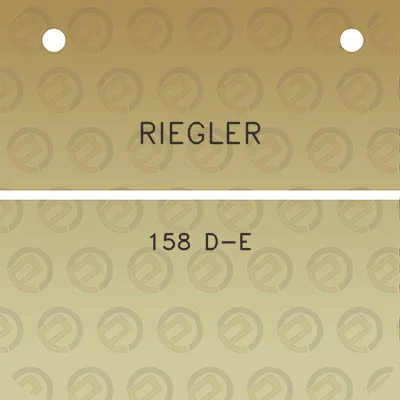 riegler-158-d-e