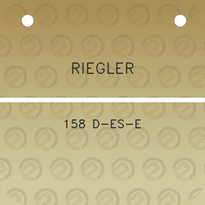 riegler-158-d-es-e