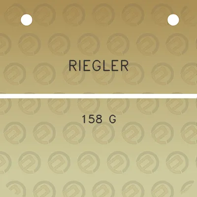 riegler-158-g