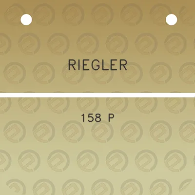 riegler-158-p