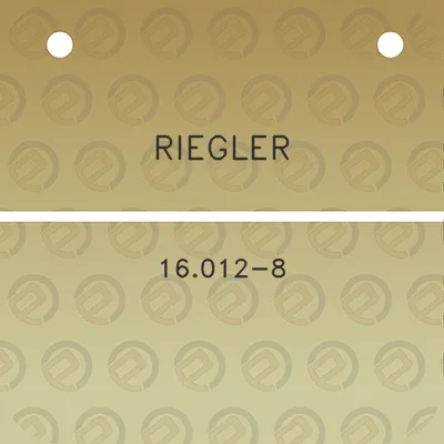 riegler-16012-8