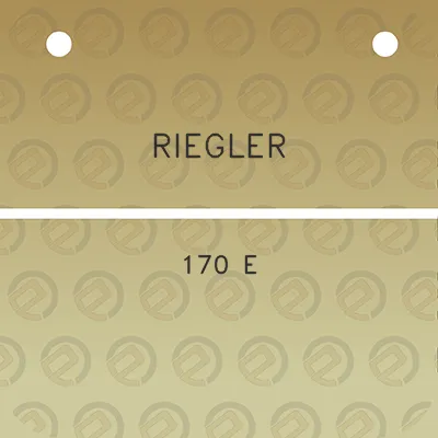 riegler-170-e