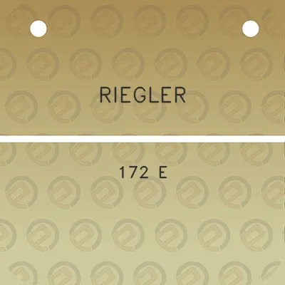 riegler-172-e