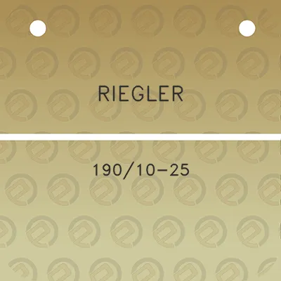 riegler-19010-25