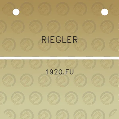 riegler-1920fu