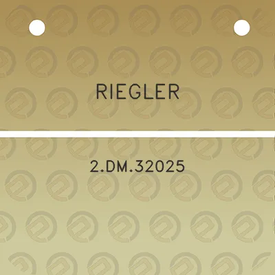 riegler-2dm32025