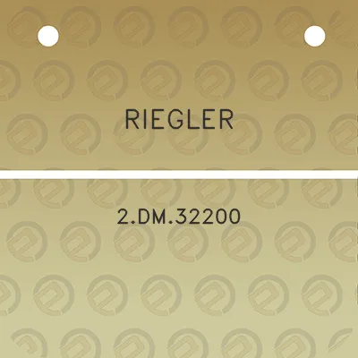 riegler-2dm32200