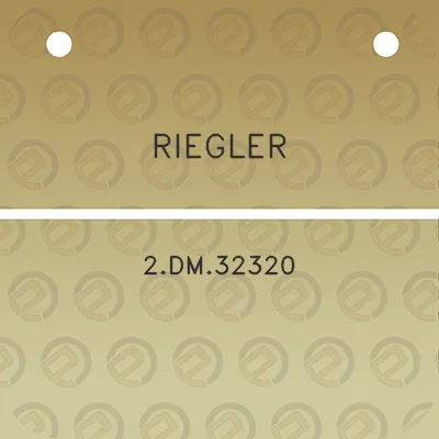 riegler-2dm32320