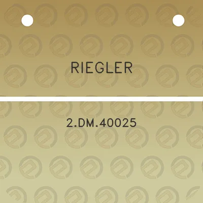 riegler-2dm40025