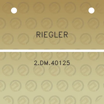 riegler-2dm40125