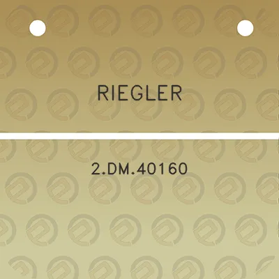 riegler-2dm40160