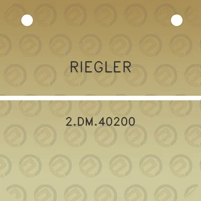 riegler-2dm40200