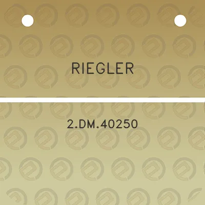 riegler-2dm40250