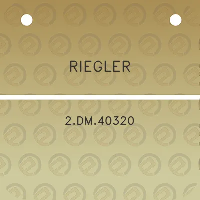 riegler-2dm40320