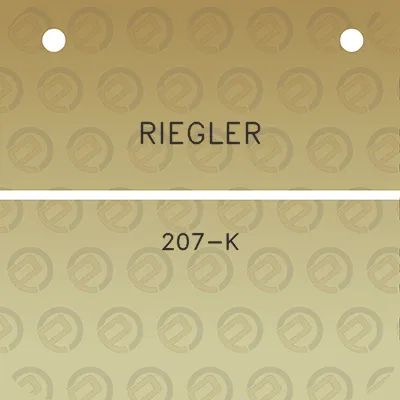 riegler-207-k