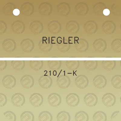 riegler-2101-k