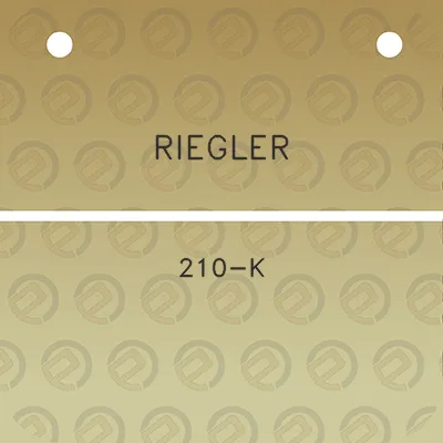 riegler-210-k