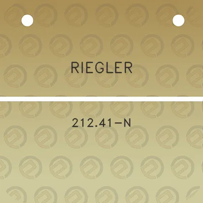 riegler-21241-n