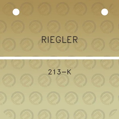 riegler-213-k