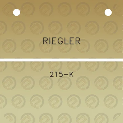 riegler-215-k