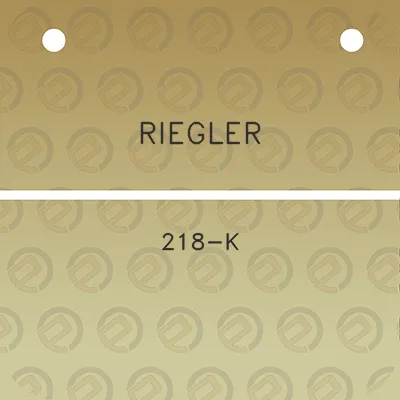 riegler-218-k