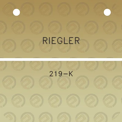 riegler-219-k