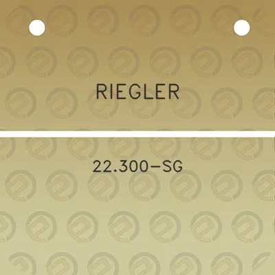 riegler-22300-sg