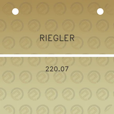 riegler-22007