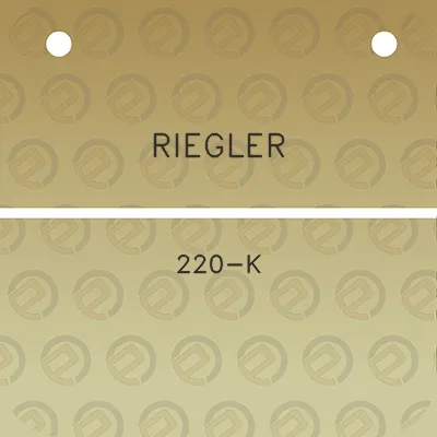 riegler-220-k