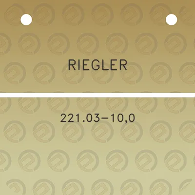 riegler-22103-100