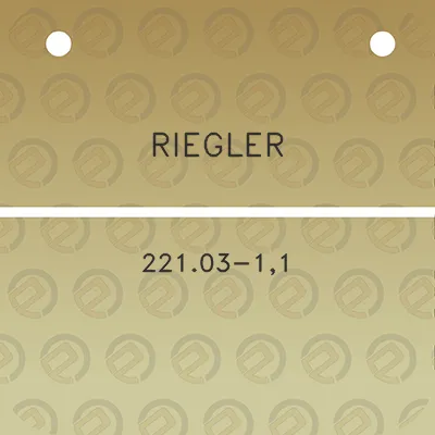 riegler-22103-11