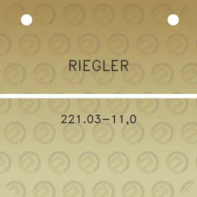 riegler-22103-110