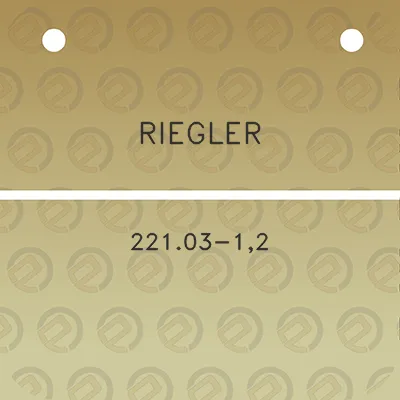 riegler-22103-12