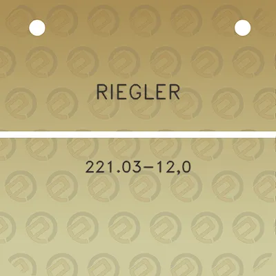 riegler-22103-120