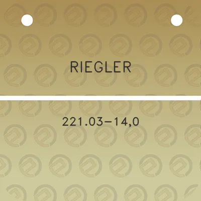 riegler-22103-140