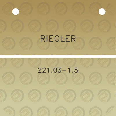 riegler-22103-15