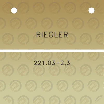 riegler-22103-23