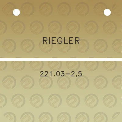 riegler-22103-25