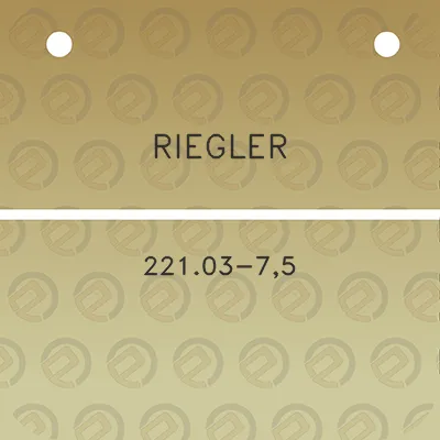 riegler-22103-75