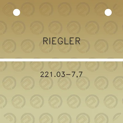 riegler-22103-77