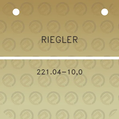 riegler-22104-100