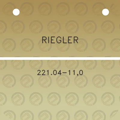 riegler-22104-110