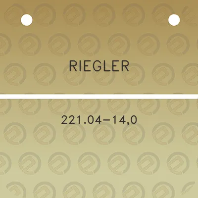 riegler-22104-140