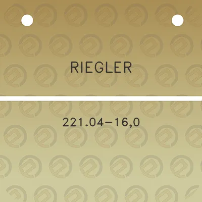 riegler-22104-160