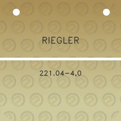 riegler-22104-40